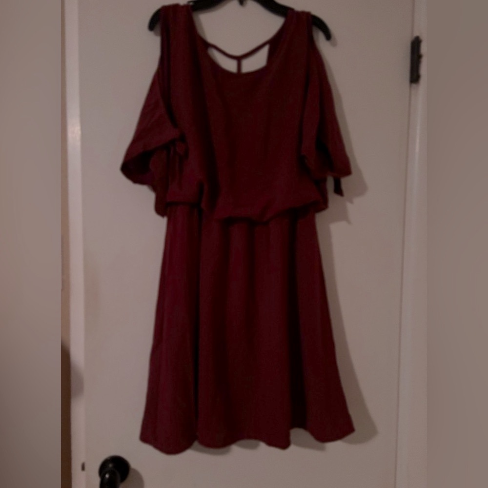 She + Sky cold Shoulder Dress